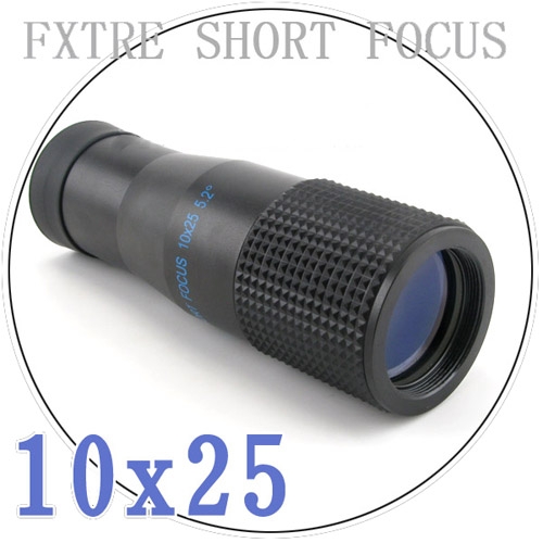 10 x 25 Extra Short Focus Monocular Telescopes - Click Image to Close